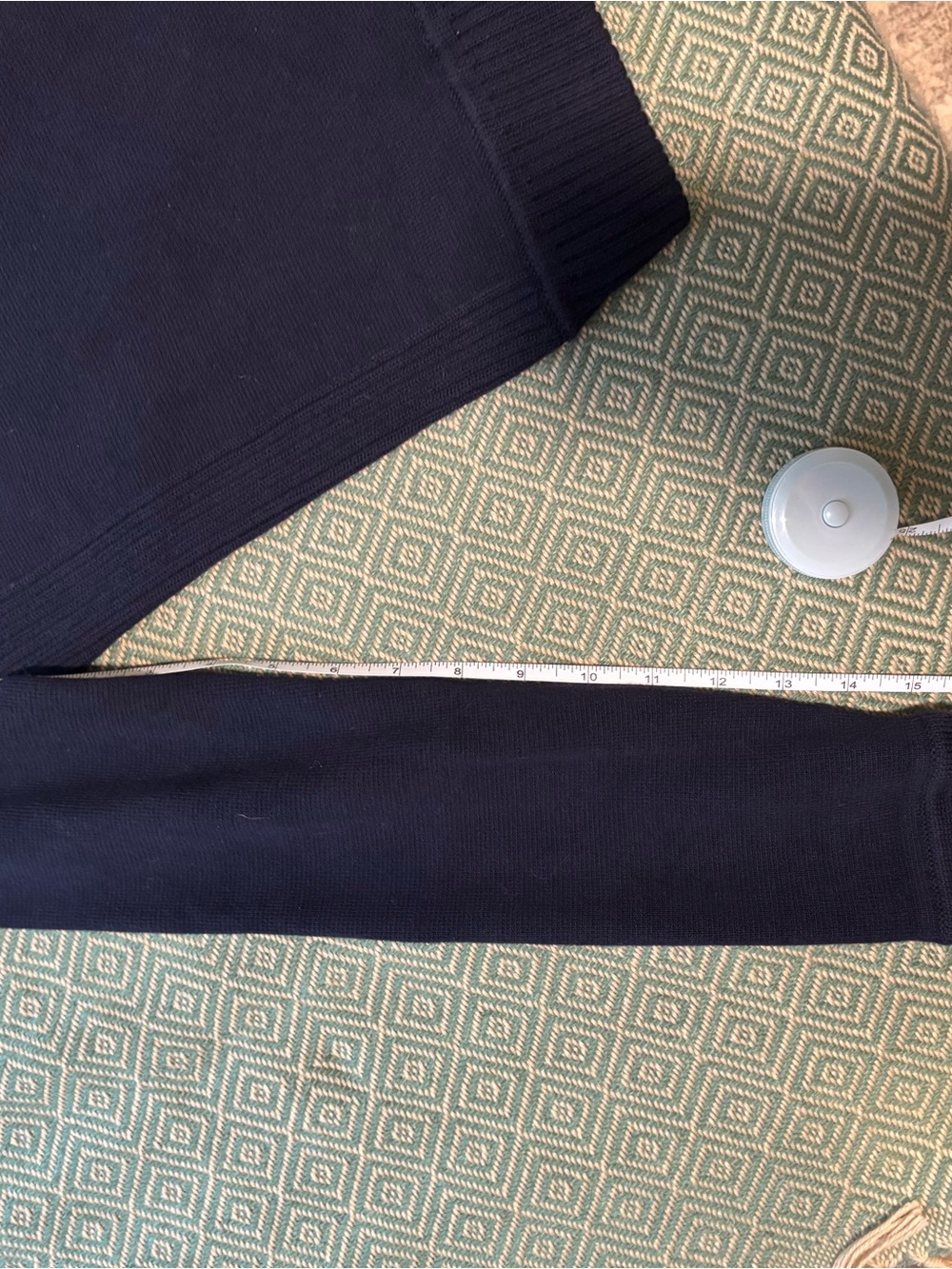 Talbots Navy Ribbed Crew Sweater - Picture 10 of 14